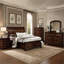 Lit plateforme traditionnel avec rangement pour pied de lit-832602346