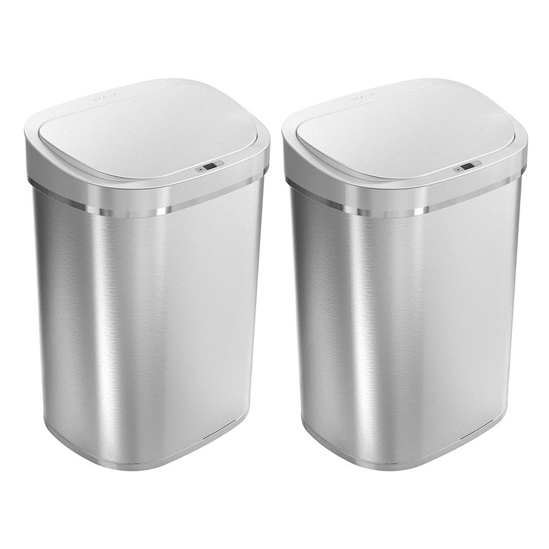 Stainless Steel Motion Sensor Trash Can - 21.1 Gallons