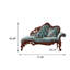 Fauteuil de princesse en bois massif de style américain 71,26 po