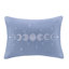 Édredon en velours bleu très grand / très grand pervenche - rembourré 2 taies décoratives et 1 coussin lavable à la machine sans problème pour le rembourrage du lit