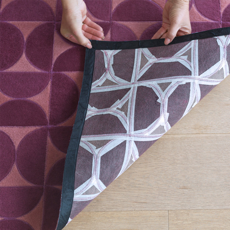 Horizons Geometric Area Rug in Pink, Rectangle 5'3" x 7'6"