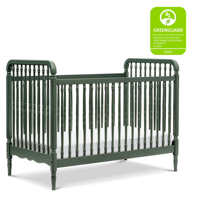Liberty 3-in-1 Convertible Spindle Crib, Forest Green