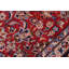 Tapis rouge vintage en laine noué à la main Kashan Rayne - 9 pi 3 po x 13 pi 8 po