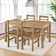 Cortavious Pine Solid Wood Dining Table