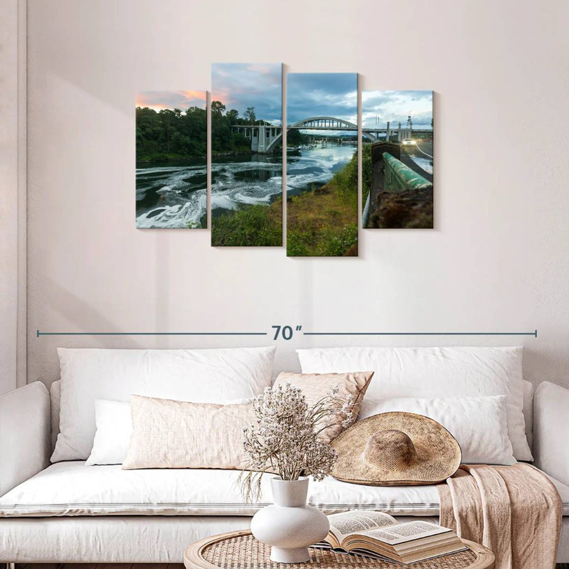 Lilie Oregon City Arch Bridge, 27" H x 43" W