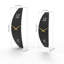 Horloge murale moderne en métal Curve of Time -1340407877-1340407898