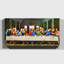 The Restored Last Supper by Leonardo Da Vinci - Wrapped Canvas-19088996