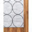 Tapis géométrique ivoire / gris clair Brana-1348656931