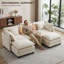 239cm Ultra-Soft Sofa with 2 Ottoman-1647912454
