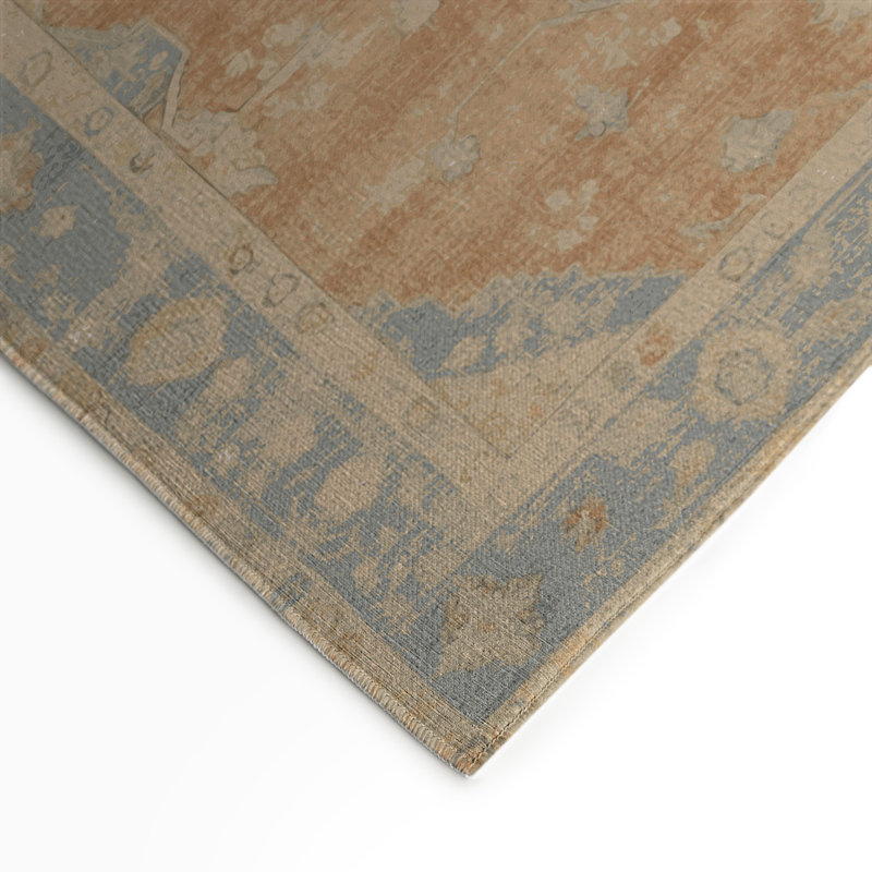 Tapis intérieur et extérieur brun Overdyed, Rectangle 9 pi x 12 pi