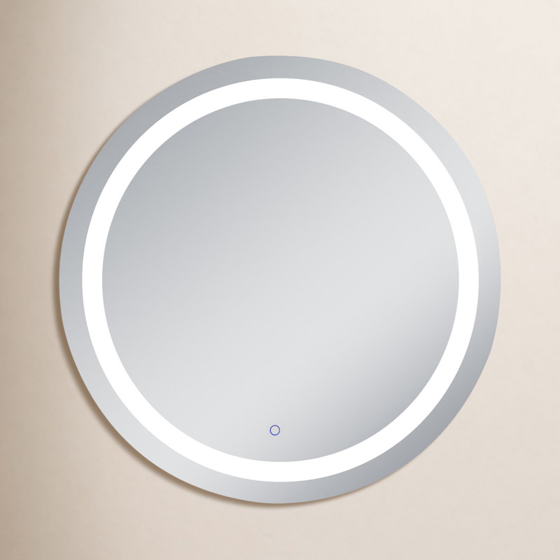 Miroir de salle de bain Sturdivant, H 42 po x l 42 po