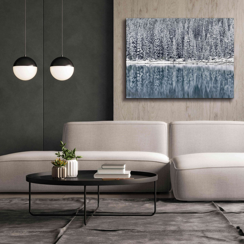 «Winter Reflections» par Alan Majchrowicz, estampe numérique sur toile, H 40 po x l 54 po x P 1,5 po