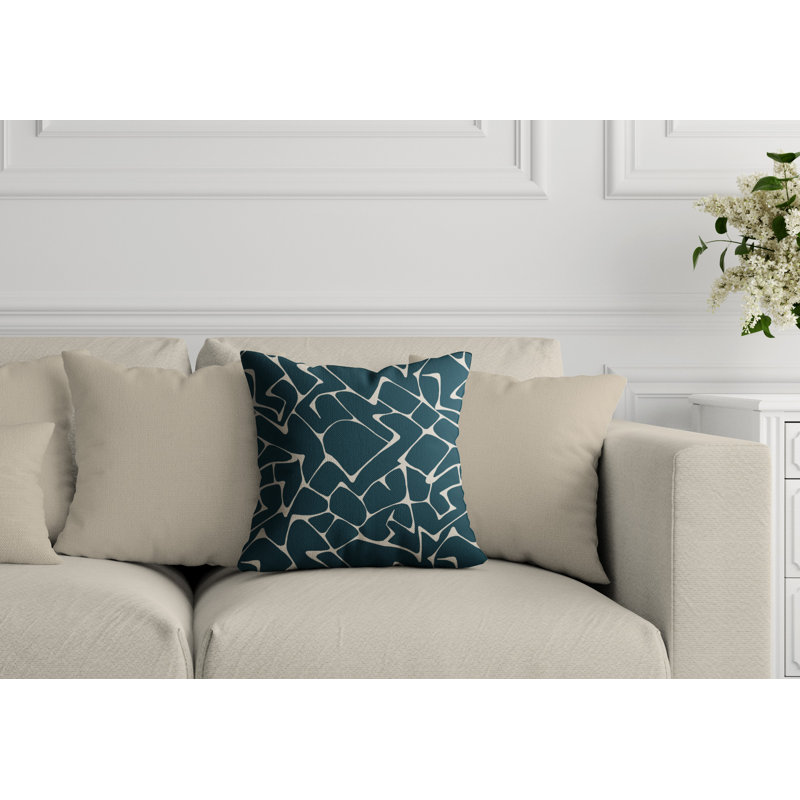Housse de coussin d'extérieur Huxley, L 17 po x H 17 po, Émeraude