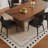 Elegant and stable dining table-110945577