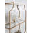 Johnalbert 3 Piece Scalloped Metal Accent Shelf-1058605051