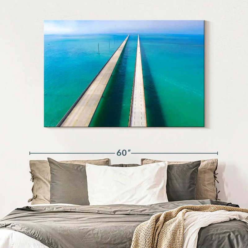 Lilie Florida Keys Seven Miles Bridge, 34" H x 51" W