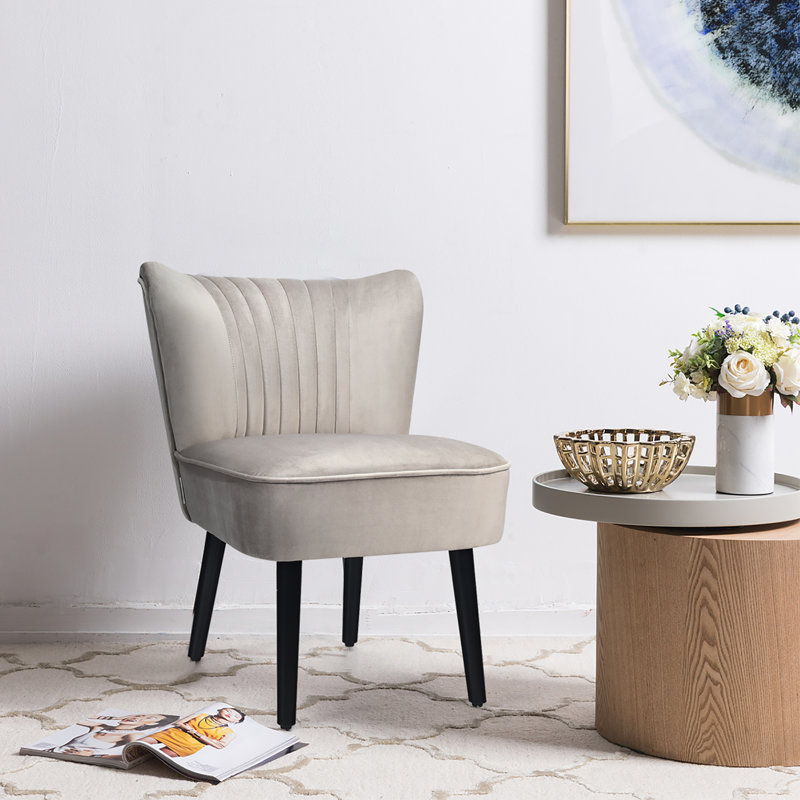 Chaise d'appoint 23 po Shockley, gris