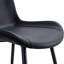 Ensemble de chaises de salle à manger en polyuréthane à coussin de siège allongé - quatre pièces. Conception aux lignes épurées. Peut s'intégrer à divers styles de décoration moderne.-1281752850-1275955219
