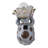 Garden Statuary Magnesia Turtle Design With Flower Cap And Crackled Glass Globe Light For Home Garden Use - 15" Gray