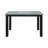 Grey And Black Dining Table With Chair Set
