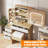 Vanity Desk With Sliding Mirror And Lights-1667091734