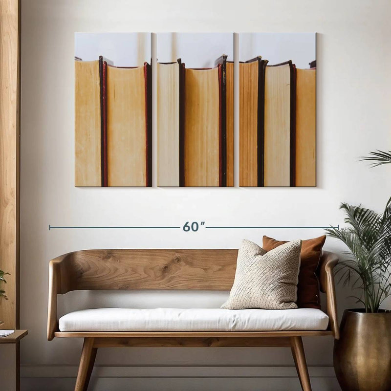Livres Kerner, H 32 po x l 50 po
