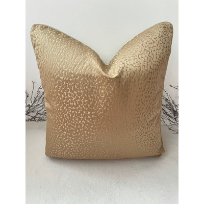 Abstract Cream Square Cushion Cover