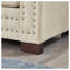Ensemble de canapé et causeuse en velours de bois massif l 84,5 po x P 32,3 po x H 31,9 po HDF