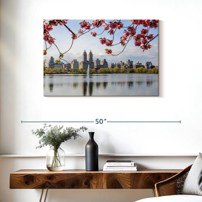 Fleurs de cerisier de Sirci Central Park, H 24 po x l 36 po