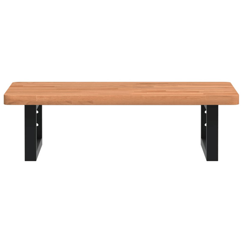 Bracket Shelf, Brown/Black, 17.5 cm H x 60 cm W x 40 cm D