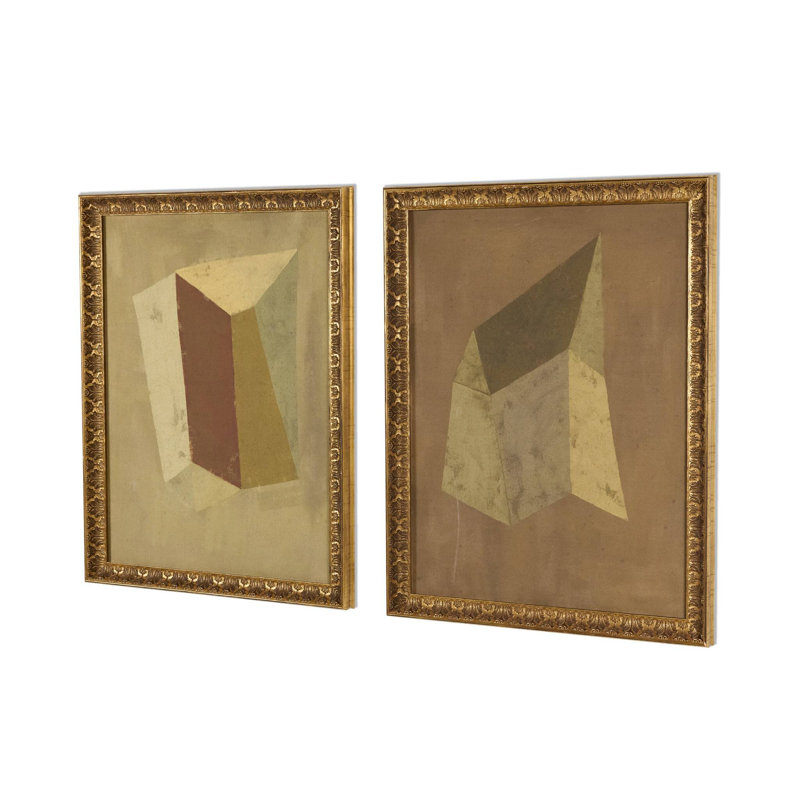 Diptyque par Reese Truesdell, 48.25" H x 72.5" W x 2" D
