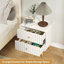 Table de chevet moderne l 19,6 po (ensemble de 2)-723445166-697422398