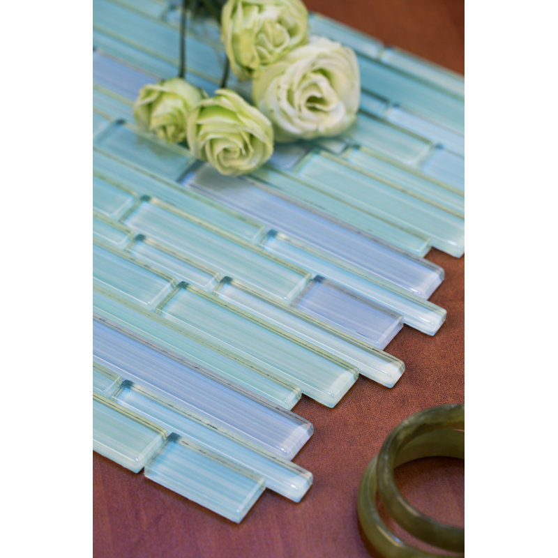 Mahi Glass Linear Mosaic Wall & Floor Tile