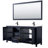 Daria 72'' Double Bathroom Vanity with Carrara Marble Top-97900762-97900767-97900763