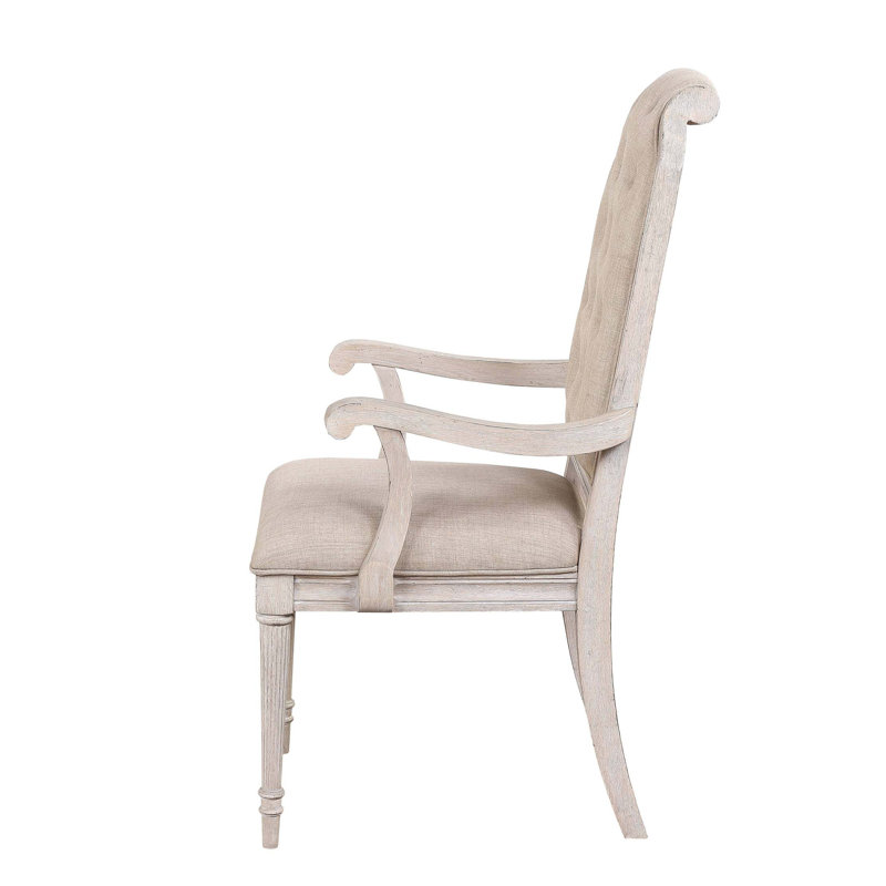 Ensemble de 2 fauteuils capitonnés à dossier