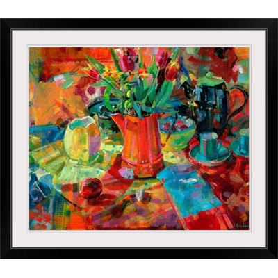 «Daisuke Sienna Bouquet» par Peter Graham, reproduction d'art
