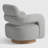 Bayville 29" Wide Sherpa Swivel Chair-1778646091