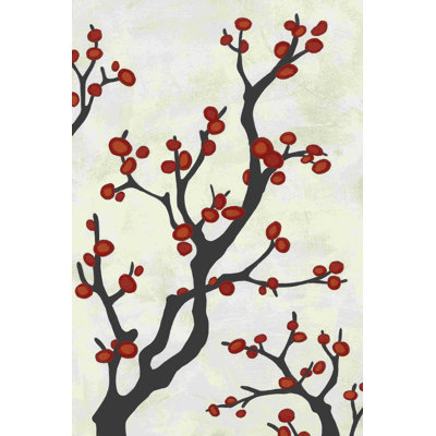 Branche de baies rouges I
