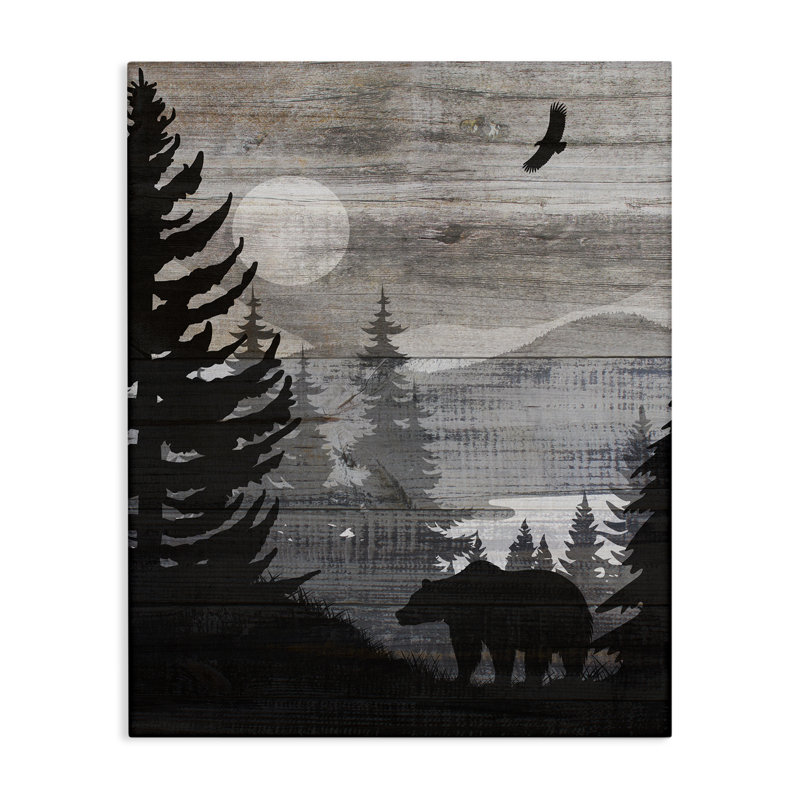 «Rustic Woodland Evening», conception par Susan Arnot, H 20 po x l 16 po