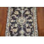 Tapis traditionnel bleu marine à motif floral 2 x 3
