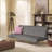 METAL FRAME, STAINLESS LEG, FUTON, SOFA BED