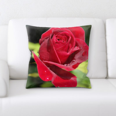 Rose Square Pillow Cover & Insert