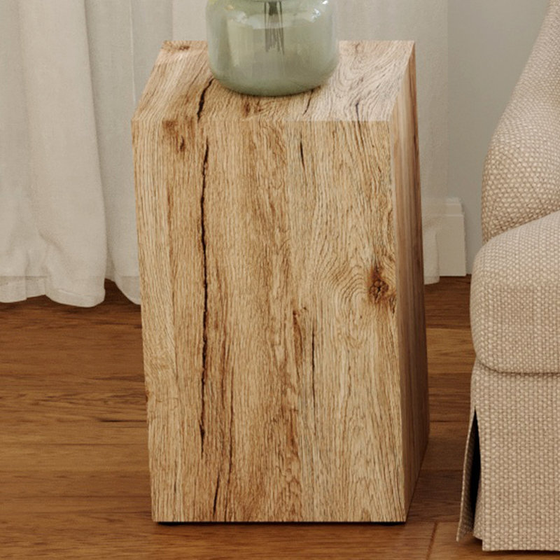 Elevate your living space with this modern MDF coffee table that showcases smooth, light wood colour texture patterns. It is characterized by stylish design.12*12*19.6