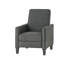 Fauteuil inclinable rembourré réglable avec repose-pieds extensible-1797659055