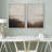 " Pastel White Swirl Pattern Collage Abstract Shapes " 2 - Pieces on Canvas-99015786-99015785