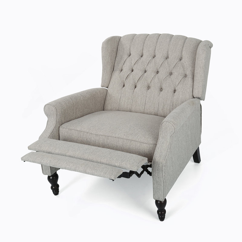 ONE AND HALF SEATER RECLINER, Light Gray