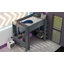 Lit mezzanine en bois avec bureau Wood
