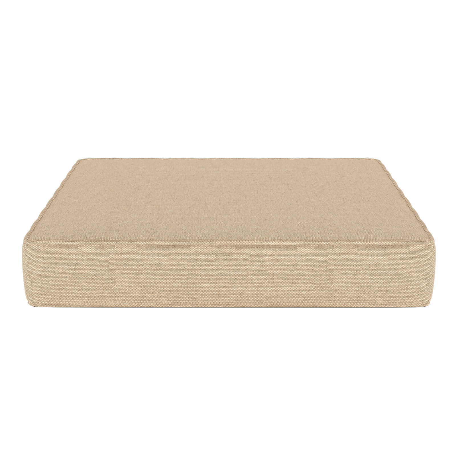 Sunbrella® Outdoor Ottoman Cushion, 4" H x 24" W x 20.5" D, Antique Beige Sunbrella® Canvas