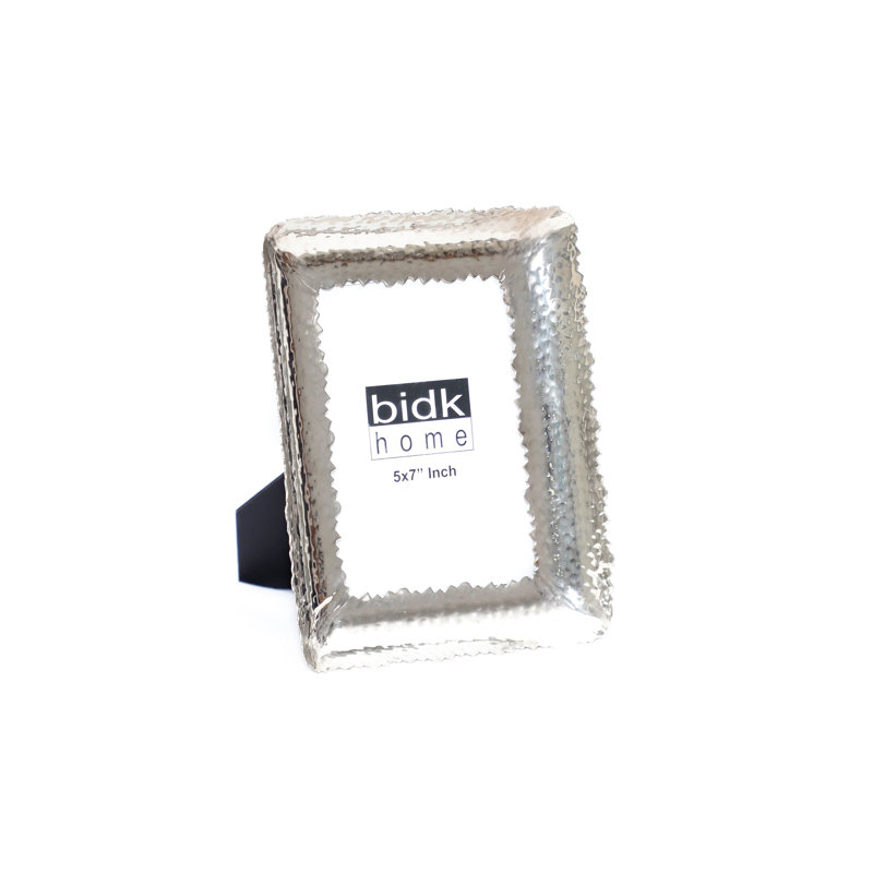 Cadre photo en laiton, 5 po x 7 po, Argent argent
