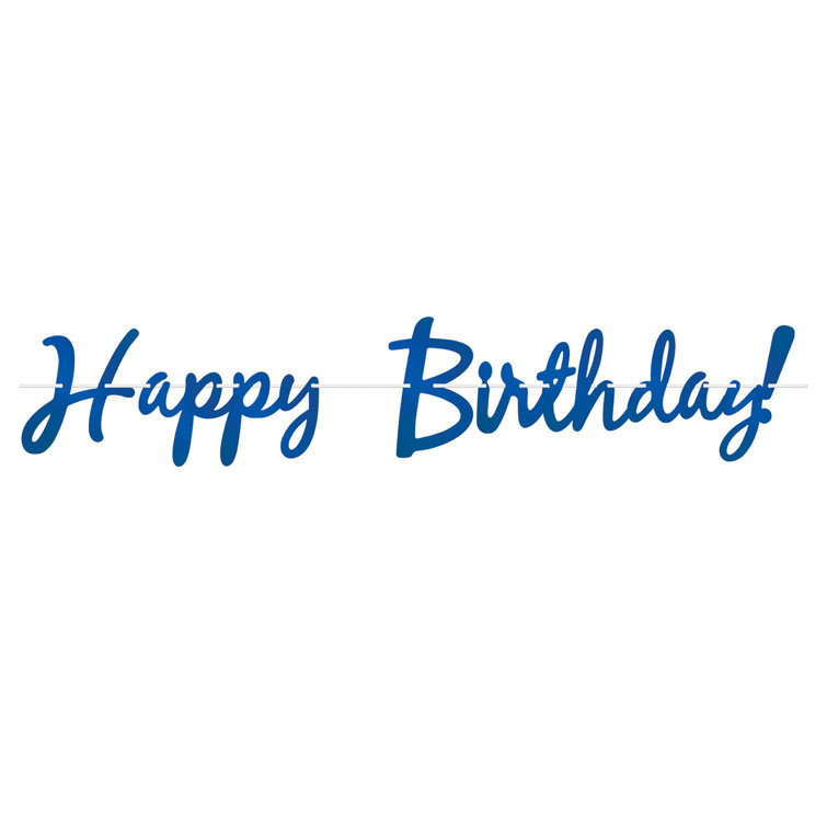 The Beistle Company Foil Happy Birthday Streamer - Wayfair Canada